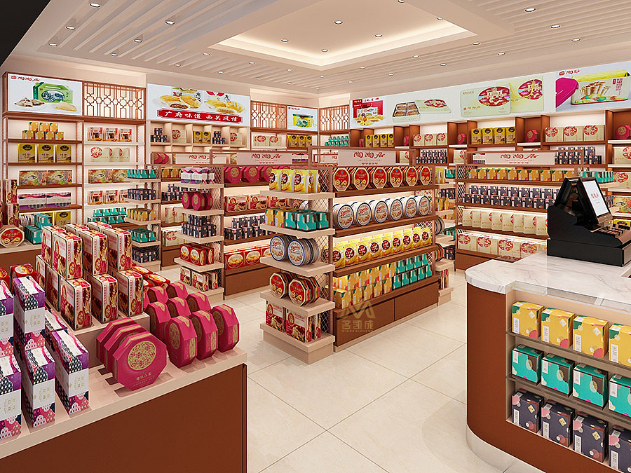 广州老字号陶陶居#便利店设计#特产店设计#装修设计
