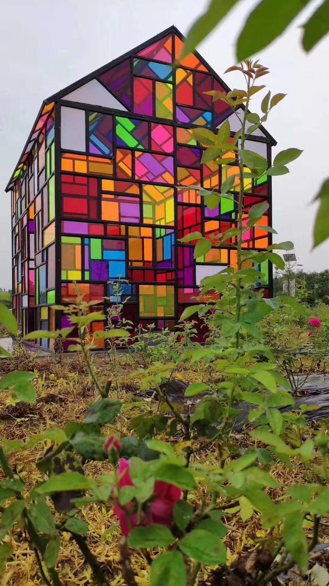 景区七彩小屋租赁彩色房子彩色玻璃屋出租出售