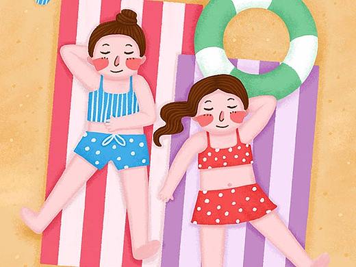 小暑（個人主頁-ZMjg3ODUyMzY=） - 藝術插畫 - 站酷設計師ksiyou原創(chuàng)素材 - 站酷ZCOOL