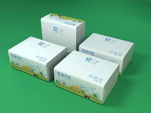 C4D纸巾