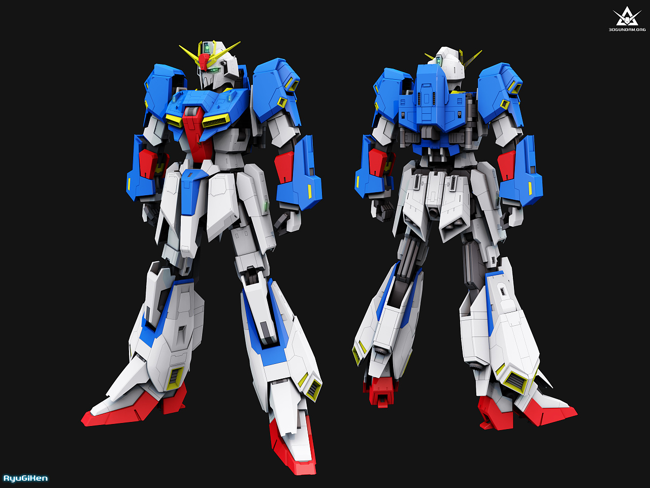 msz-006 zeta gundam z高达|三维|动画/影视|ryugiken - 原创作品 -