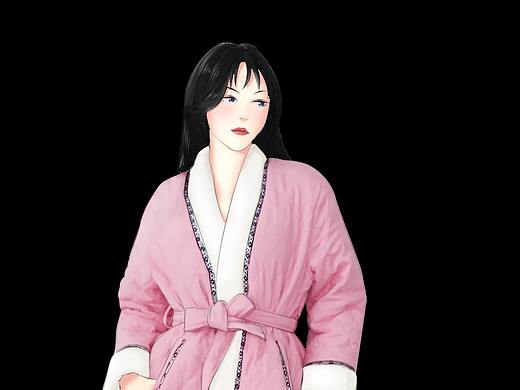 pg家居服手绘（个人主页-ZNDEzNTQwMzY=） - 商业插画 - 站酷设计师360度黑原创素材 - 站酷ZCOOL