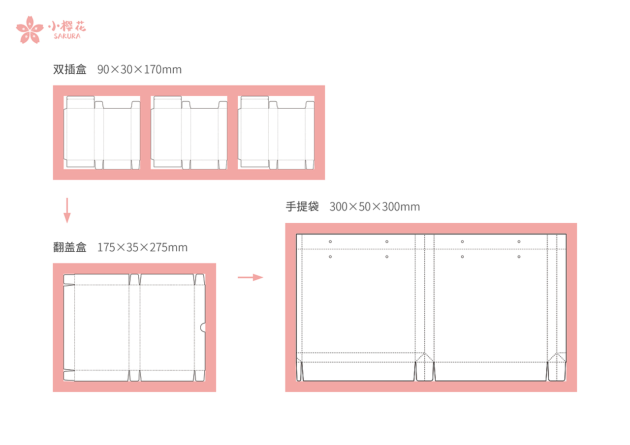 THREE TWO作品丨小樱花儿童面 包装设计