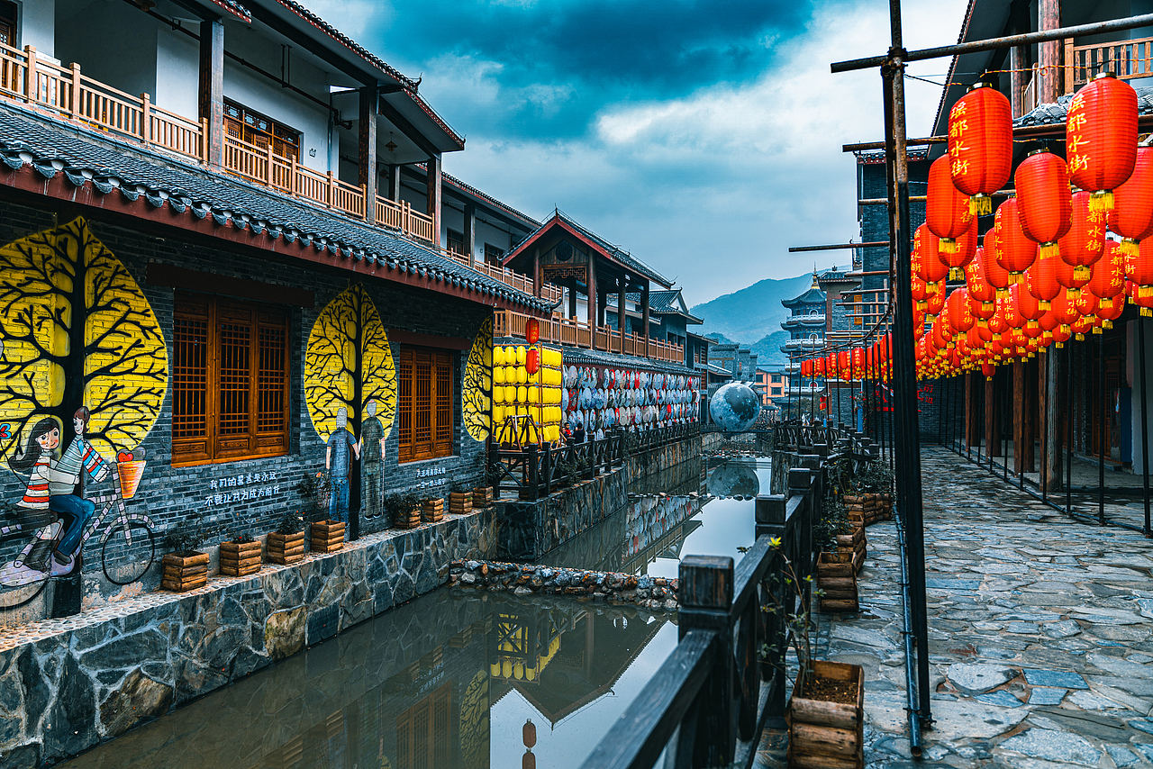 江华瑶都爱情小镇水口水街|摄影|风光摄影|城南小m - 原创作品 - 站酷