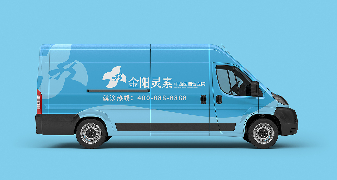 金阳灵素·中西医院  标志设计