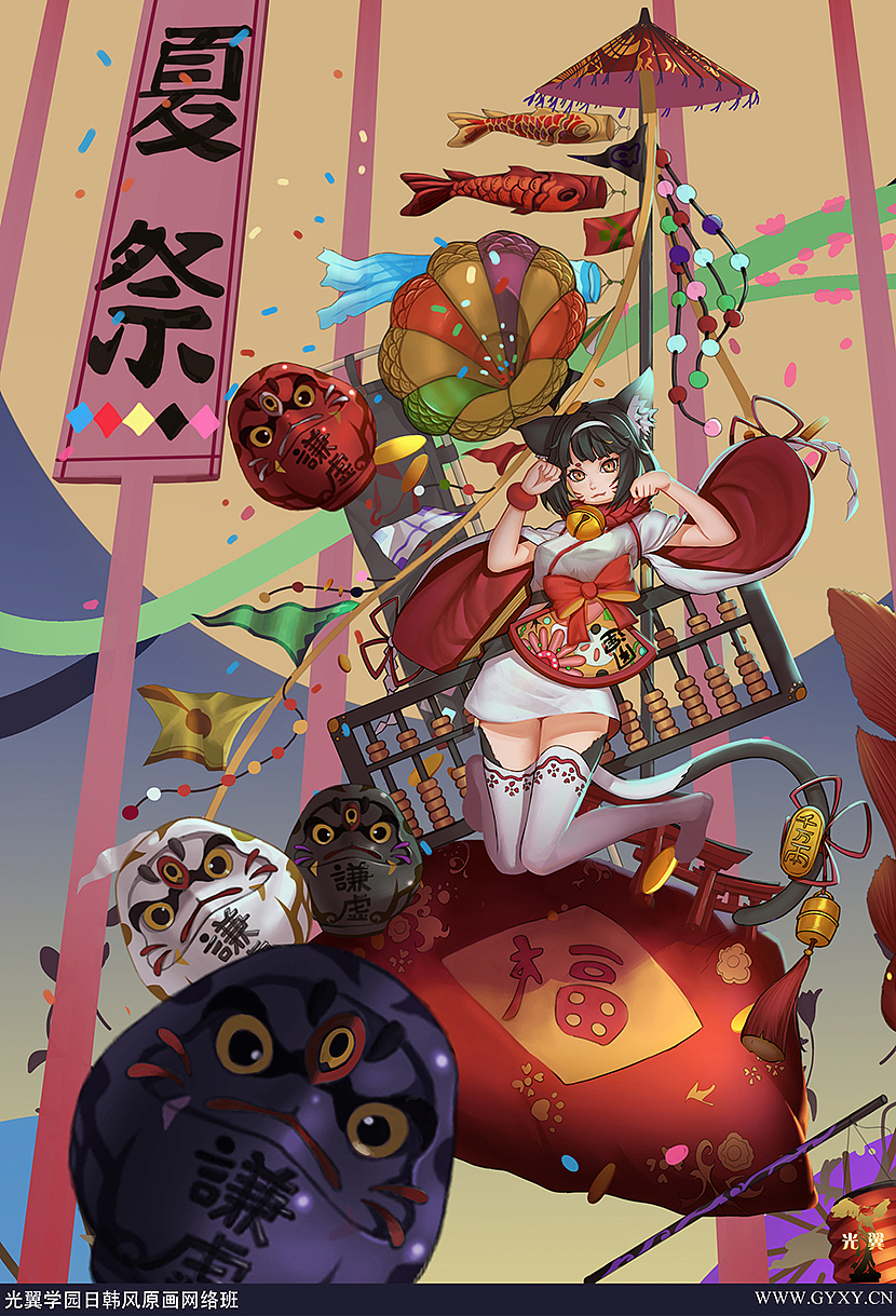 光翼学园日韩风原画网络班往期学员毕业作品推荐（1）（图ZOTUyOTE0NjQ=） - 游戏原画 - 站酷设计师光翼学园原创素材 - 站酷ZCOOL