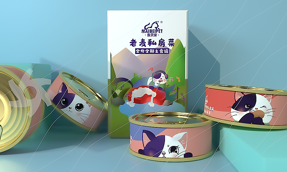 猫罐头（图ZMjgyMTczMDcy） - 创作习作 - 站酷设计师环环来了原创素材 - 站酷ZCOOL
