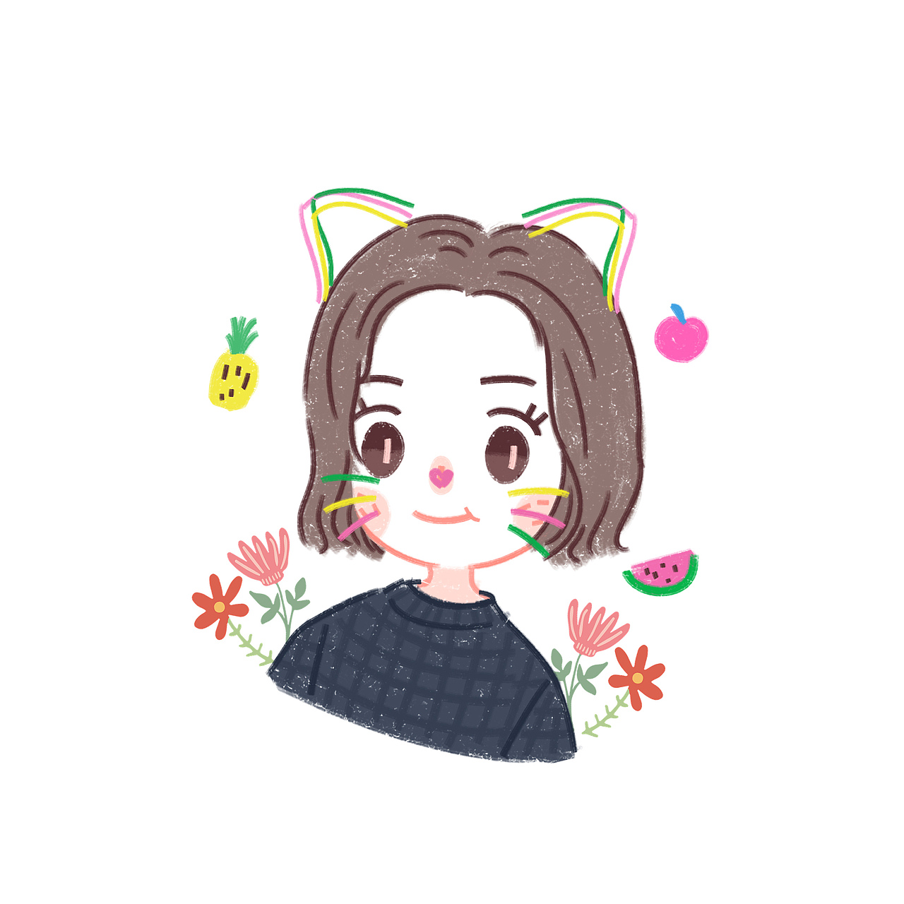 日常的手绘头像