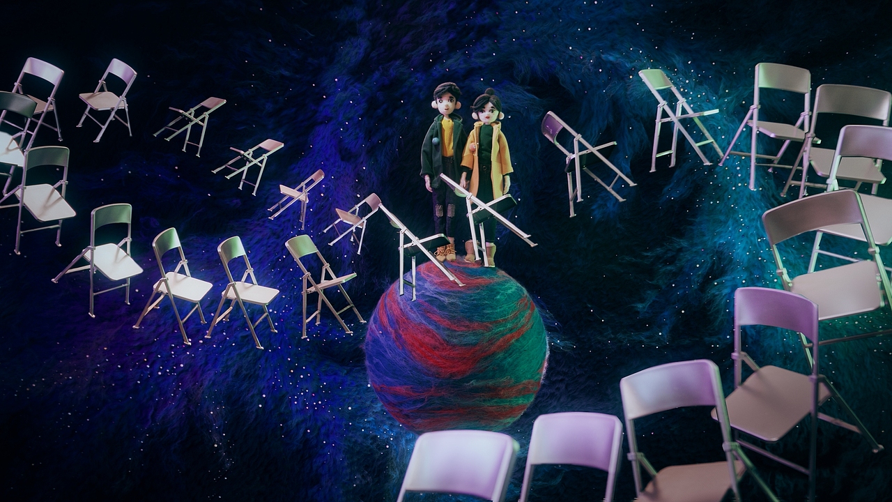 公益定格动画短片《乌云下方的玫红星丘》（图ZMjI5MjkyMzM2） - 动画片 - 站酷设计师麒童工作室原创素材 - 站酷ZCOOL