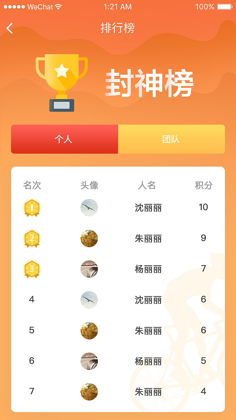 单车网封神榜改版