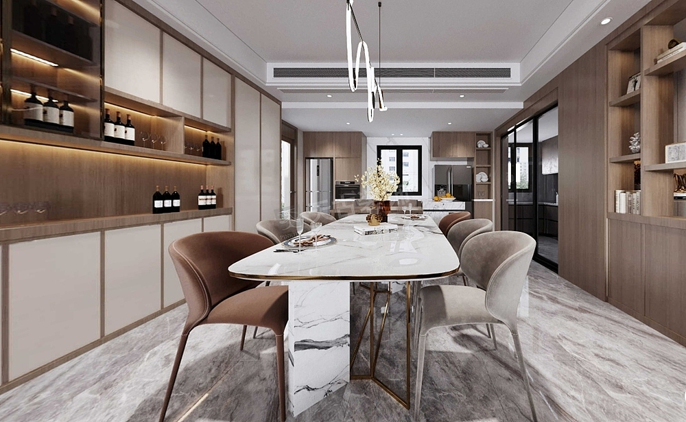 金科天元道装修,洋房大平层设计方案,天古装饰设计师（图ZMjUwMDUzNDc2） - 家装设计 - 站酷设计师天古装饰7cm原创素材 - 站酷ZCOOL