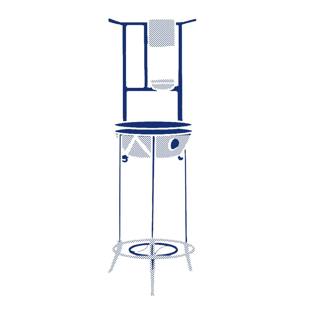 年代感老物件插画