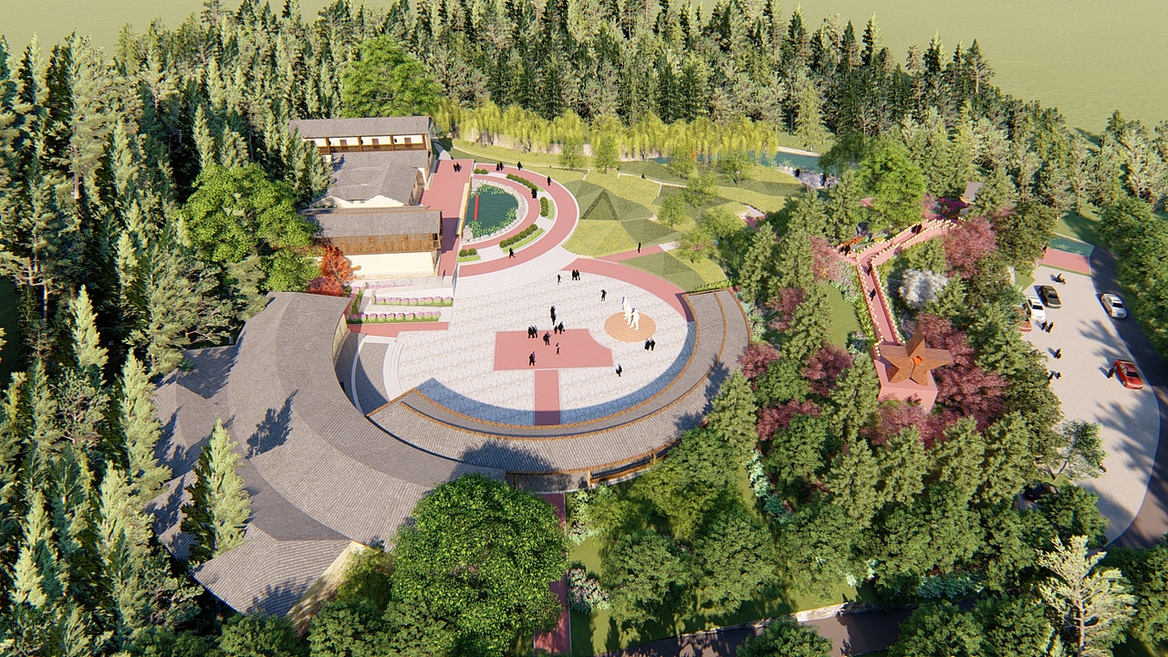 罗福嶂会议旧址保护开发景区规划设计红色文化革命题材