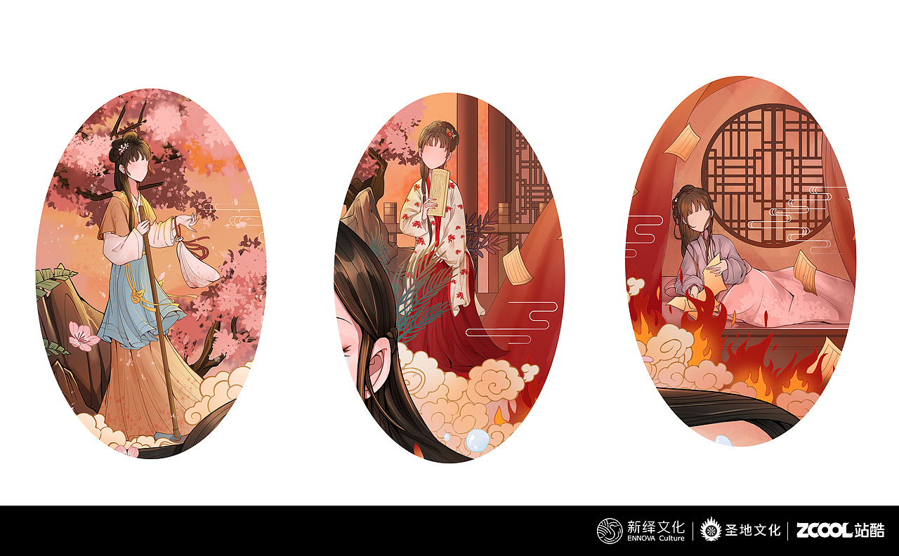 前世如梦（图ZMzA2MTgwMjU2） - 商业插画 - 站酷设计师超黑猫警长原创素材 - 站酷ZCOOL