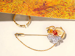 “秋日的顏色一定是金黃”-高級(jí)珠寶海報(bào)