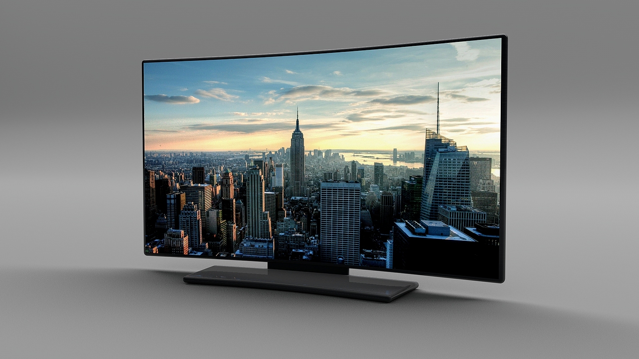 简单电视建模渲染