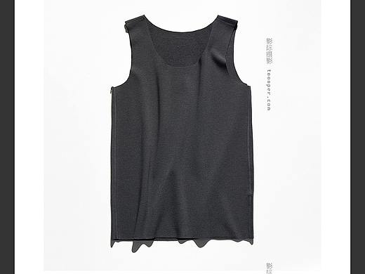 影际男士背心平铺拍摄