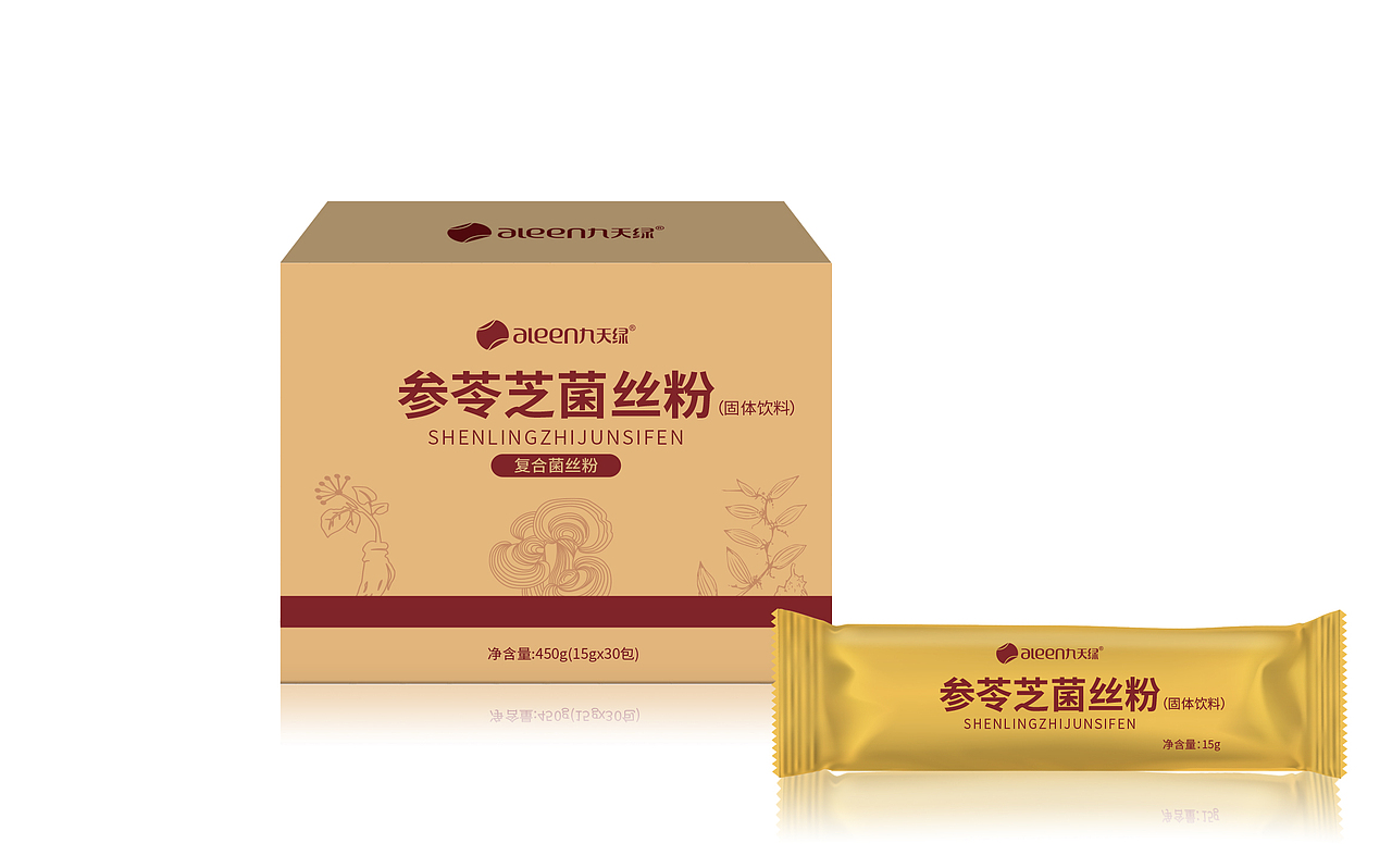 参苓芝菌丝粉外包装