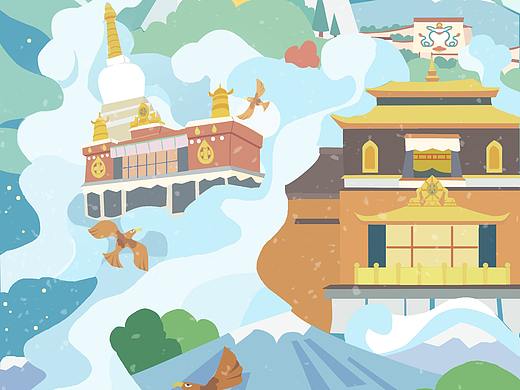 国潮风创作西藏之旅