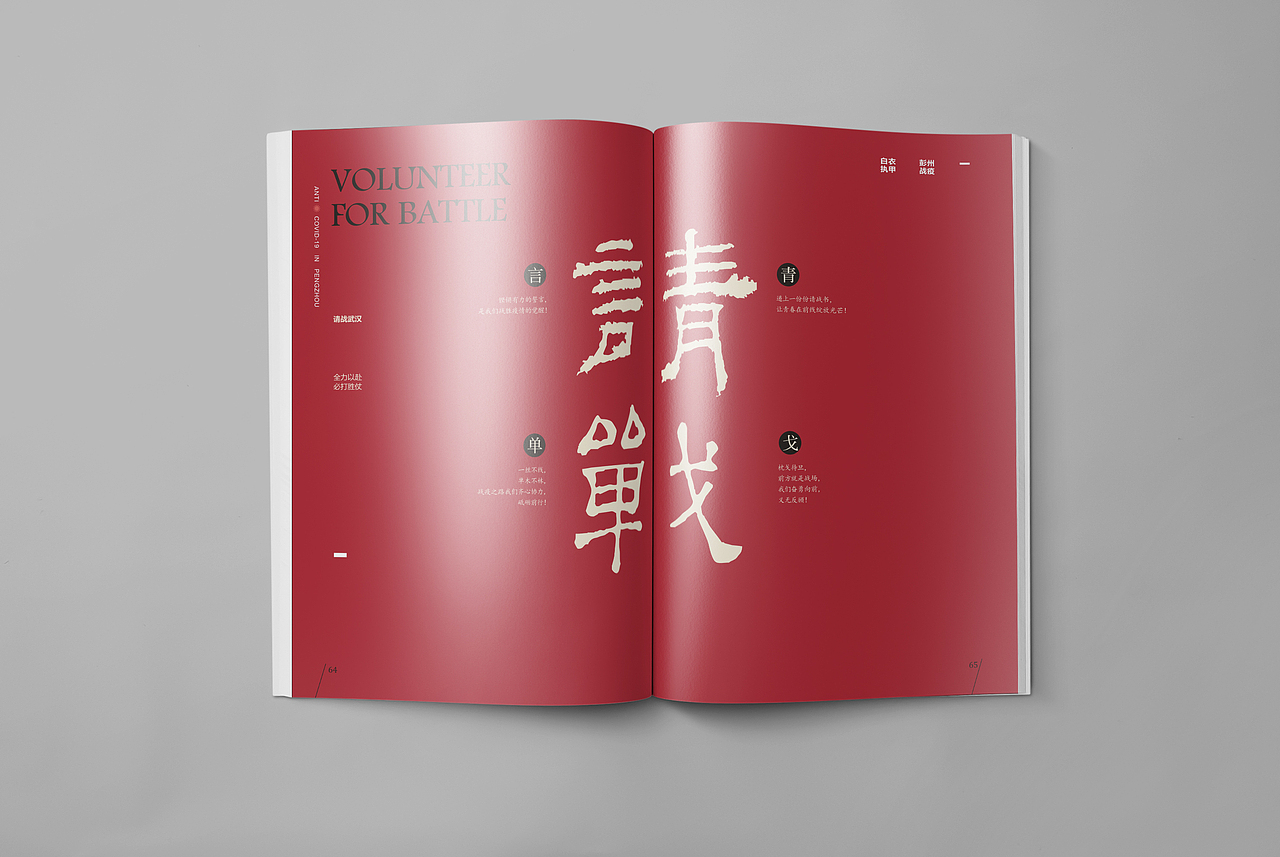 彭州卫健局抗疫画册