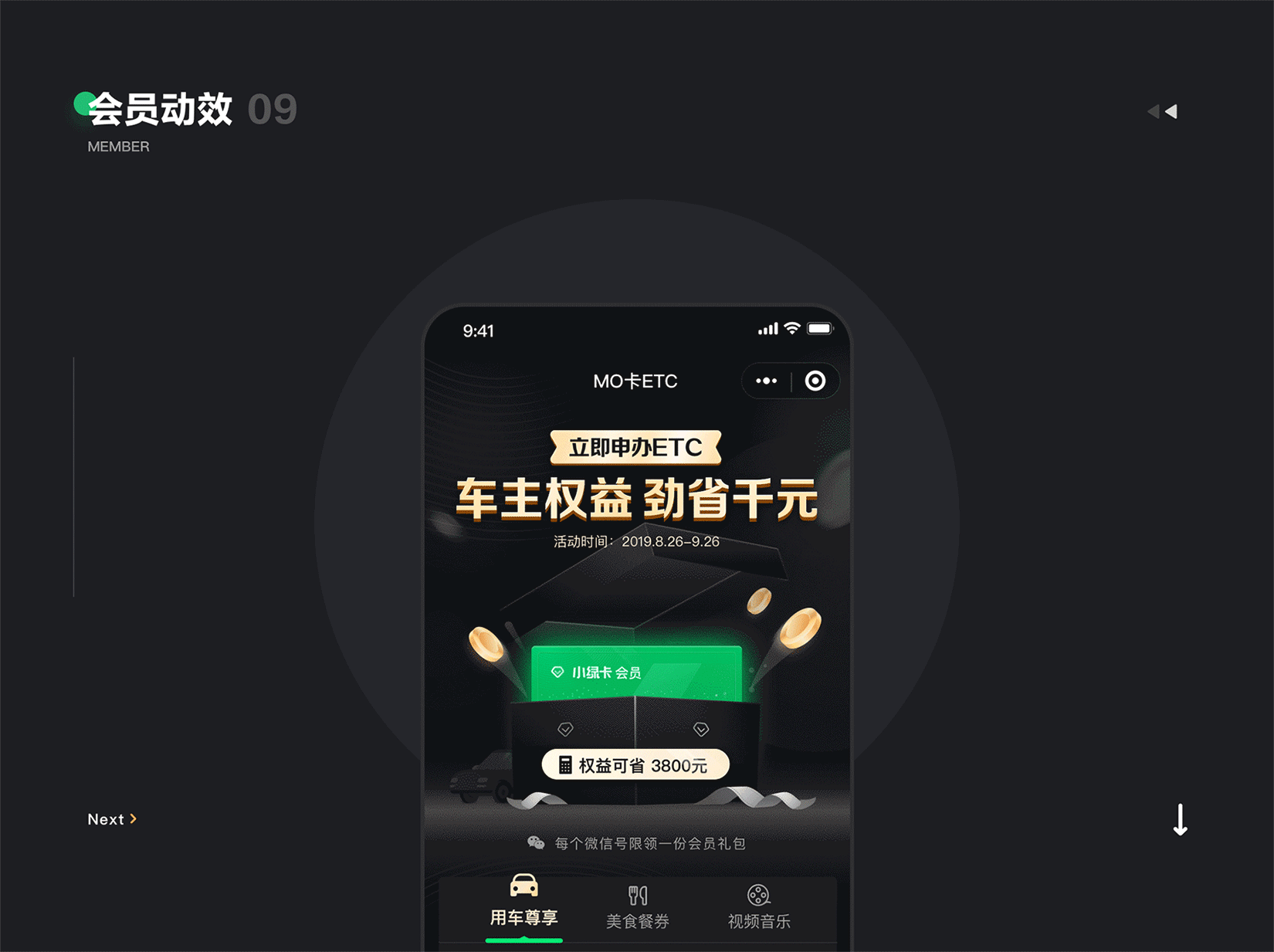 蘑卡ETC小程序设计,易车-David-2019