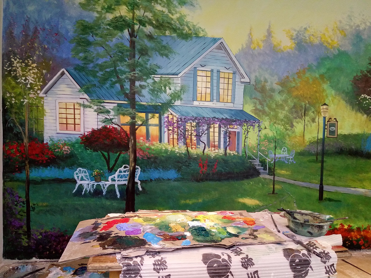 3D墙绘,3D墙画,成都墙绘,成都彩绘,成都壁画