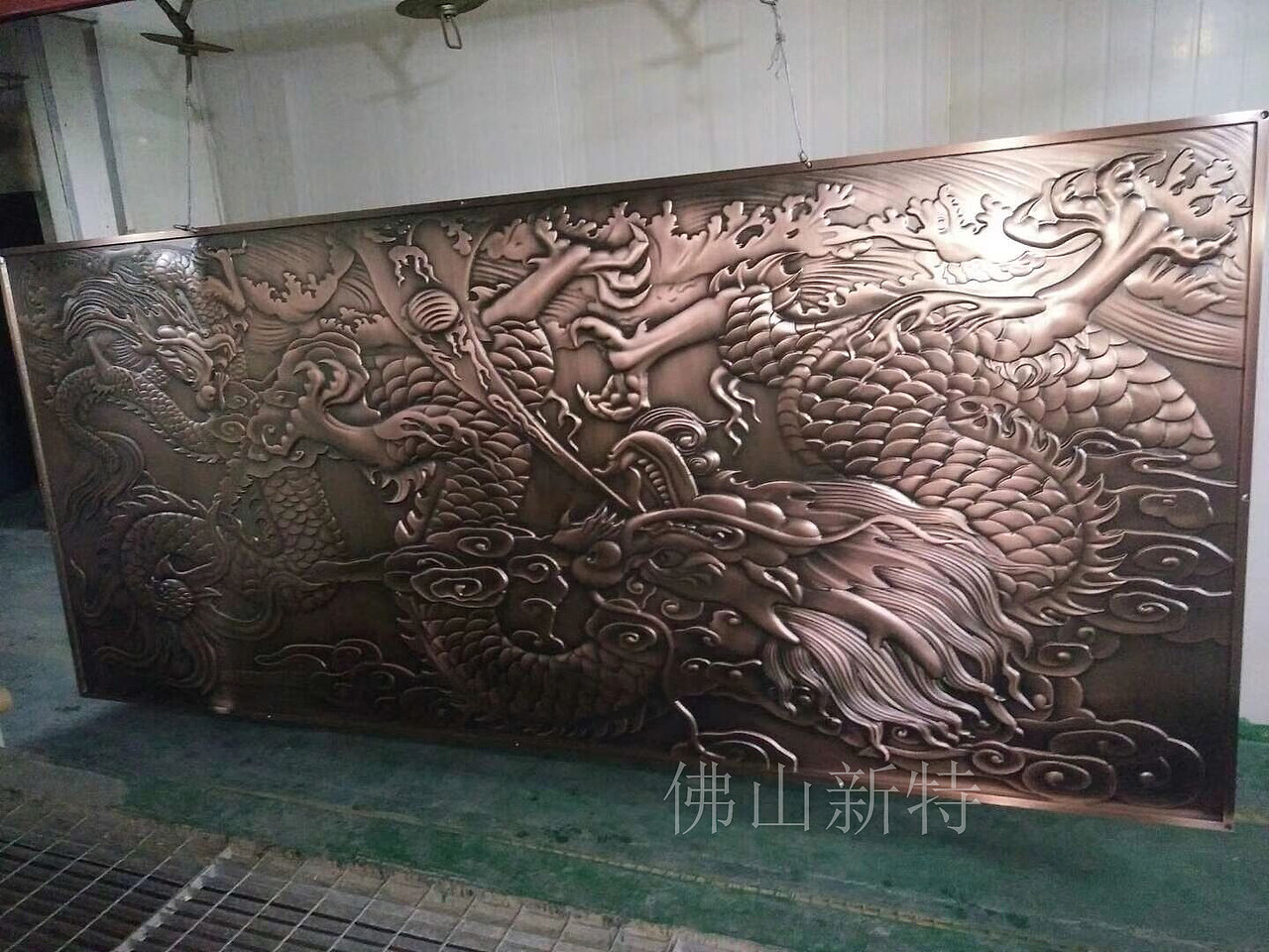 铜材质浮雕壁画图片大全