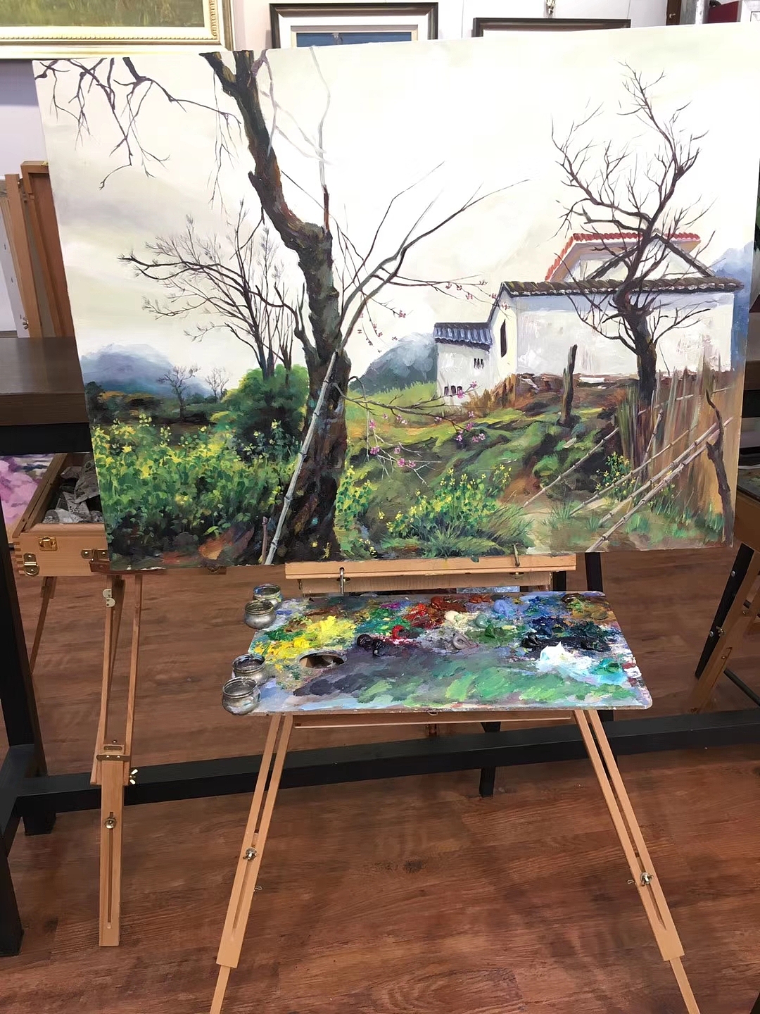 归园田居（图ZMTYxNjU1NzA4） - 绘画 - 站酷设计师紫色夕阳雨原创素材 - 站酷ZCOOL