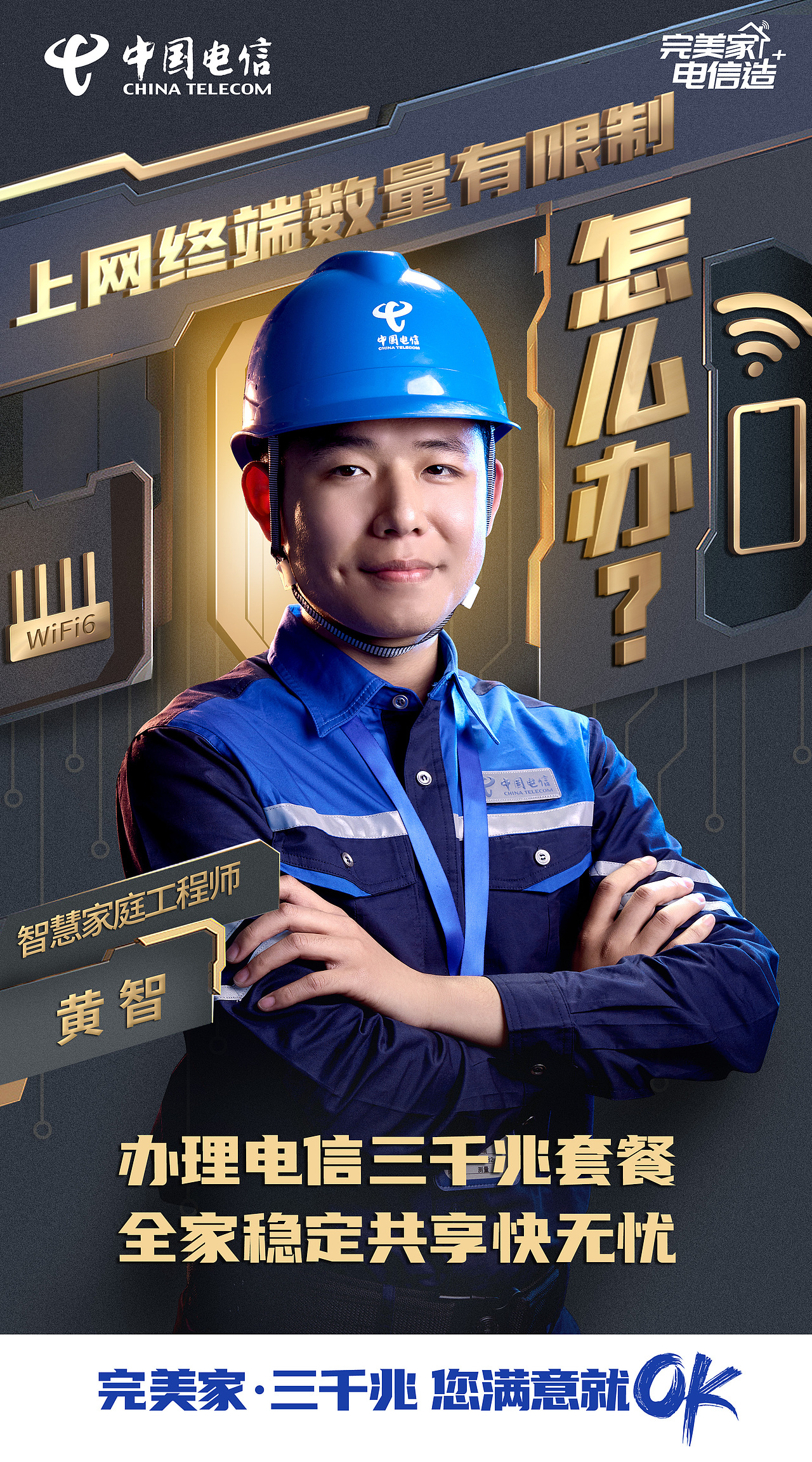 电信装维人员系列海报（图ZMjQ4MzI1MDcy） - 海报 - 站酷设计师jump西瓜头原创素材 - 站酷ZCOOL