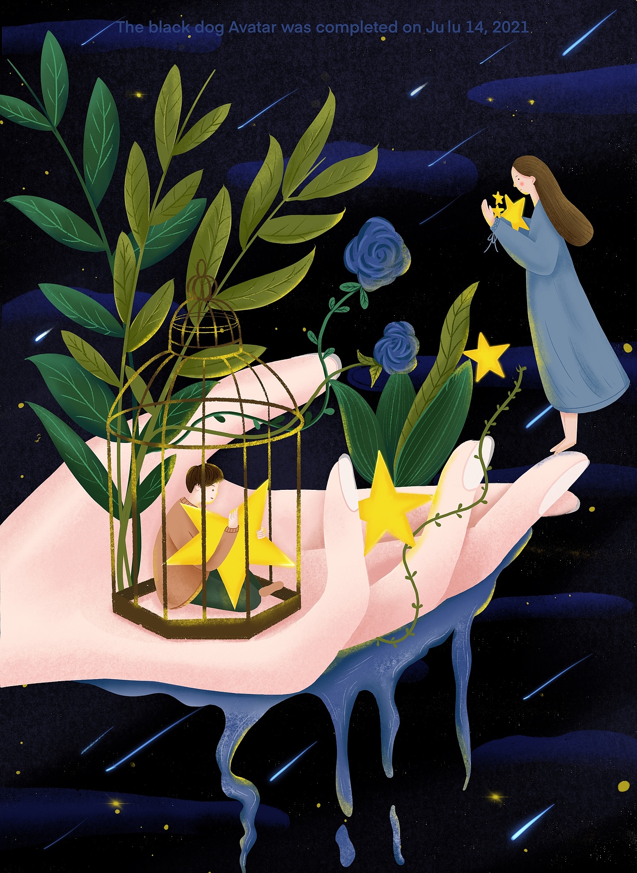 牢籠也不是不可（圖ZMjYyODU5MjUy） - 商業(yè)插畫 - 站酷設(shè)計師黑狗阿凡達(dá)原創(chuàng)素材 - 站酷ZCOOL