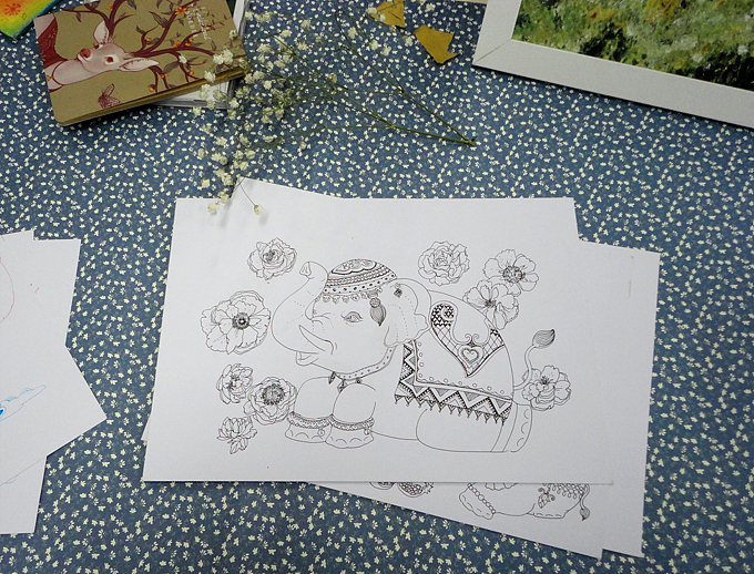象模象样（图ZODU5MzYzMg==） - 艺术插画 - 站酷设计师插画师西米鹿原创素材 - 站酷ZCOOL