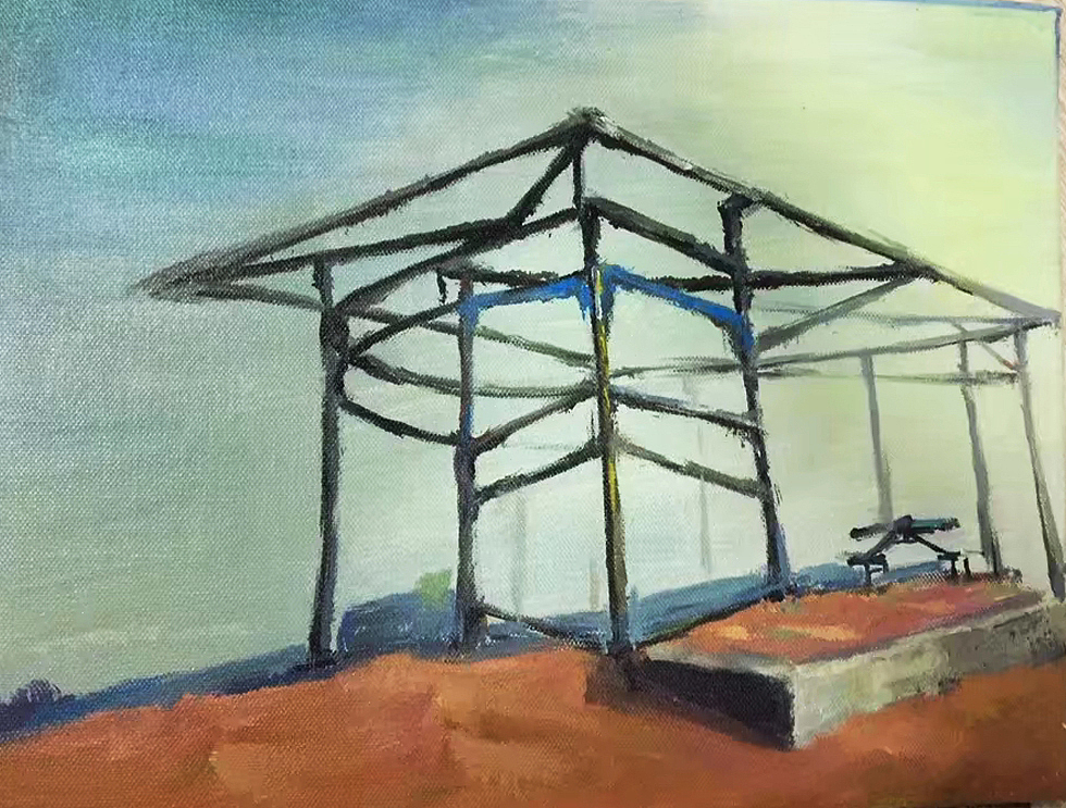 丙烯颜料风景写生（图ZMTAyMjI2MDcy） - 绘画 - 站酷设计师科学戒猫原创素材 - 站酷ZCOOL