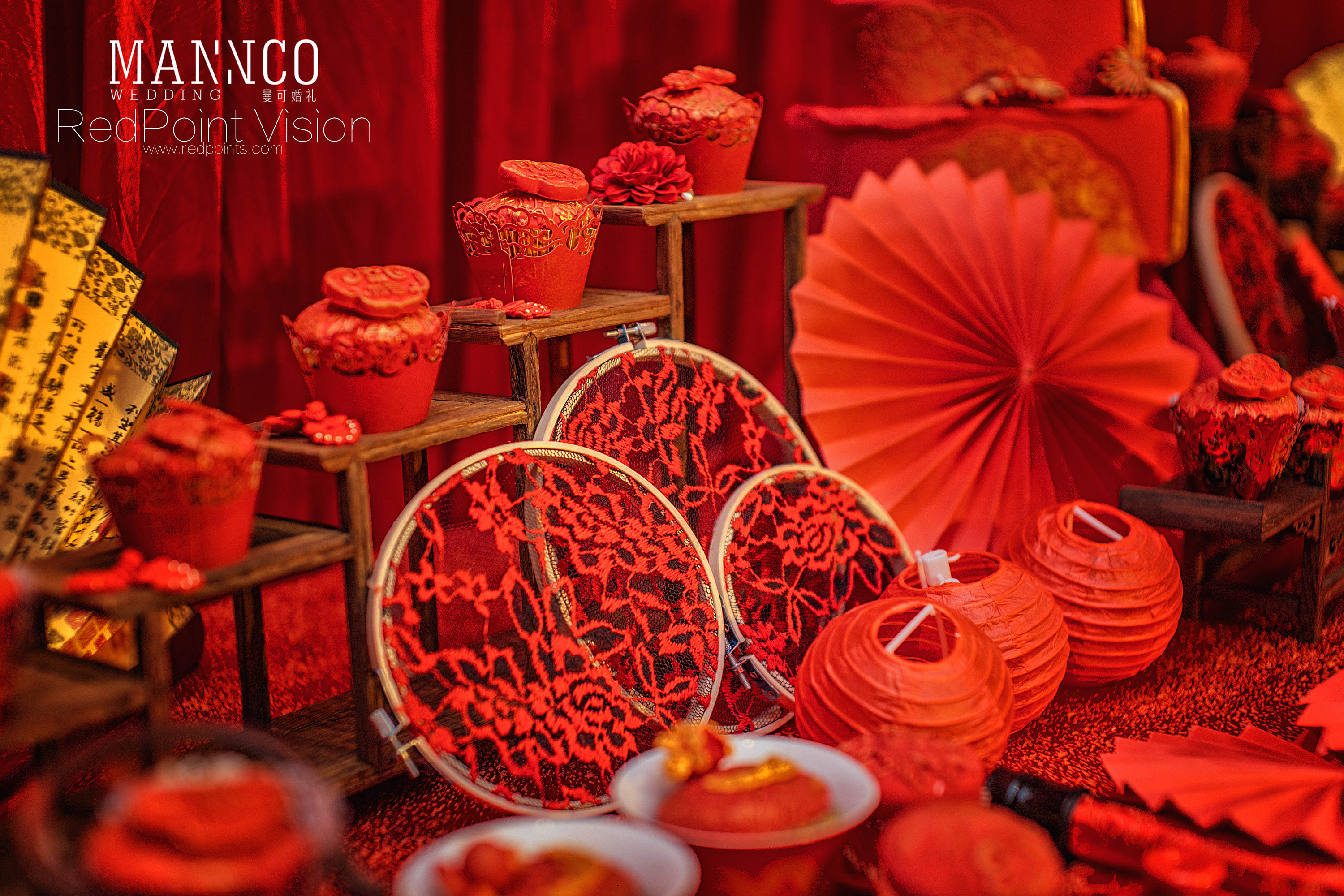 曼可婚礼-深圳中式婚礼布置