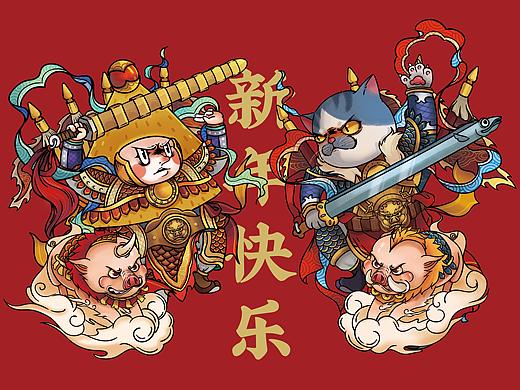 阿朴阿云2019为您守门（个人主页-ZMzIzNzI4NTY=） - 商业插画 - 站酷设计师传说中的陈雨云原创素材 - 站酷ZCOOL