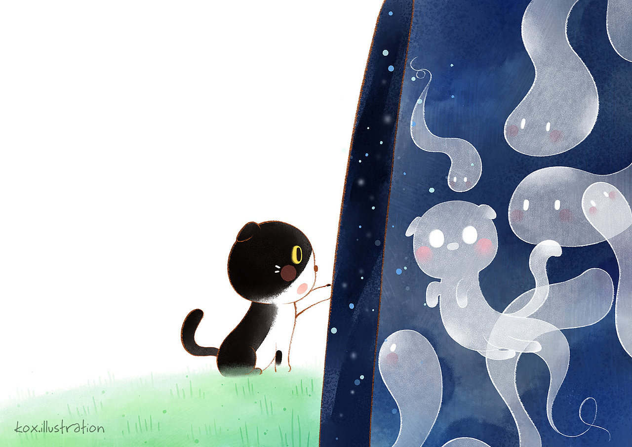 猫之梦（图ZMTk2Mzc5MDgw） - 绘本 - 站酷设计师Kox豪烁郎原创素材 - 站酷ZCOOL