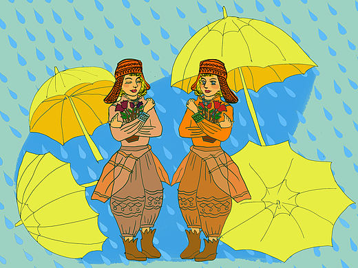 夏天小艺绘画作品