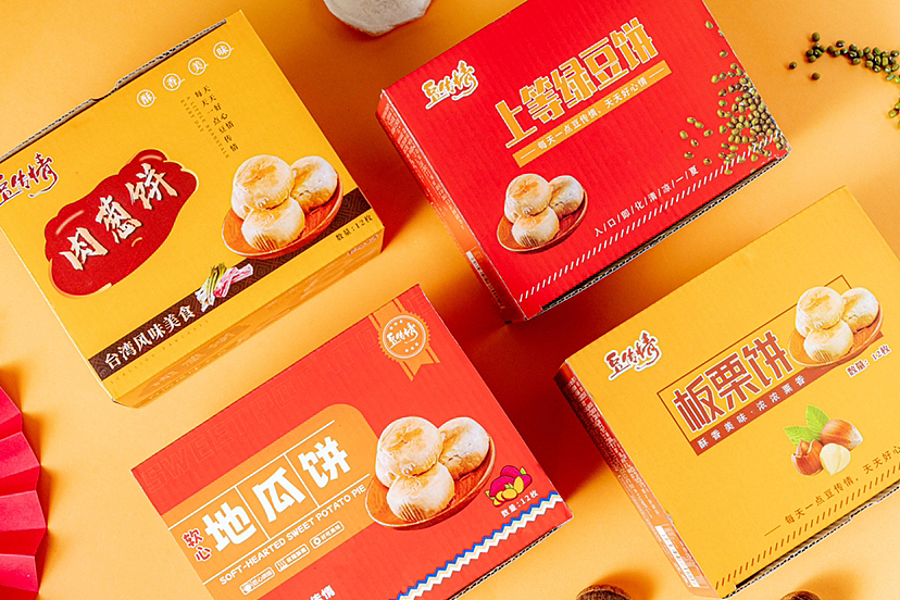 绿豆饼 糕点场景图