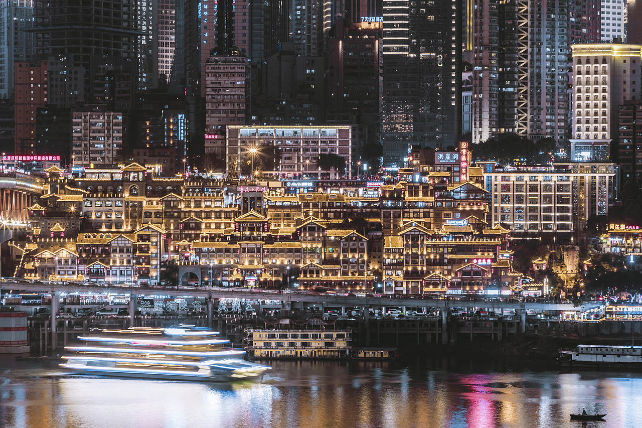 3d魔幻都市重庆旅拍作品