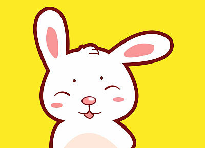 可爱的兔子（图ZODYzMTkwMTI=） - 图案 - 站酷设计师茶兮有枝原创素材 - 站酷ZCOOL