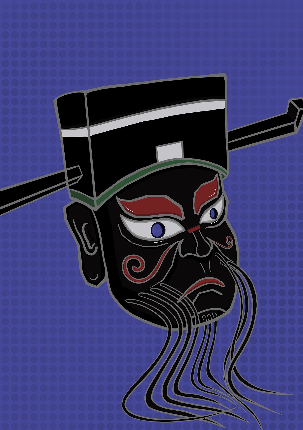 傩面具|插画|新锐潮流插画|我我我喔 - 原创作品 - 站酷 (zcool)