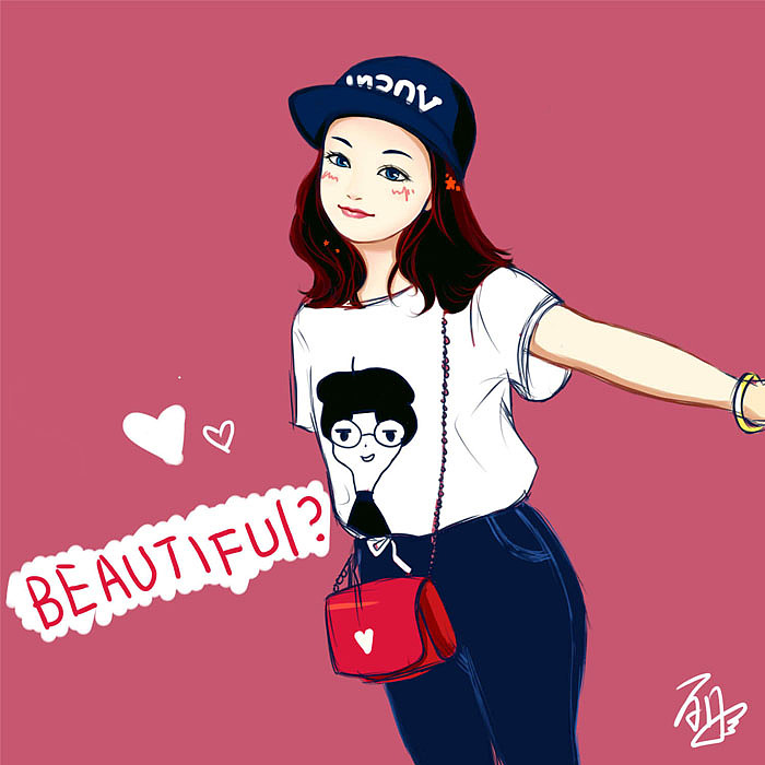 练习画头像（图ZMzQ5NzA2NTY=） - 创作习作 - 站酷设计师不语的佳佳原创素材 - 站酷ZCOOL