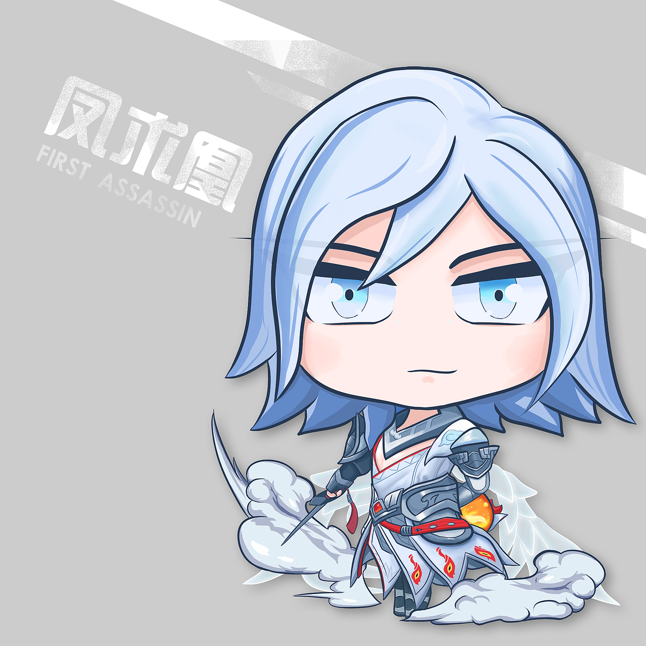 荣耀王者q版t恤李白凤求凰