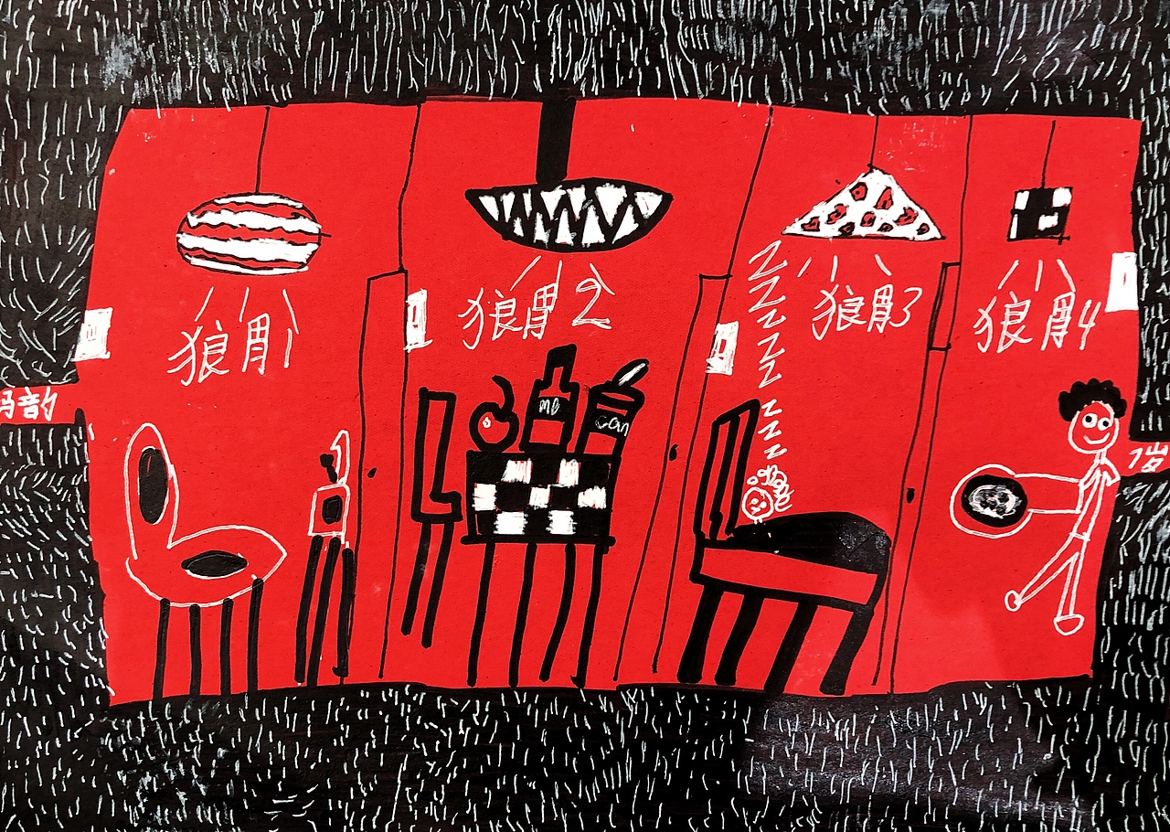 《小红帽》（图ZMTk1MTA2MTQ0） - 绘本 - 站酷设计师大红袄原创素材 - 站酷ZCOOL