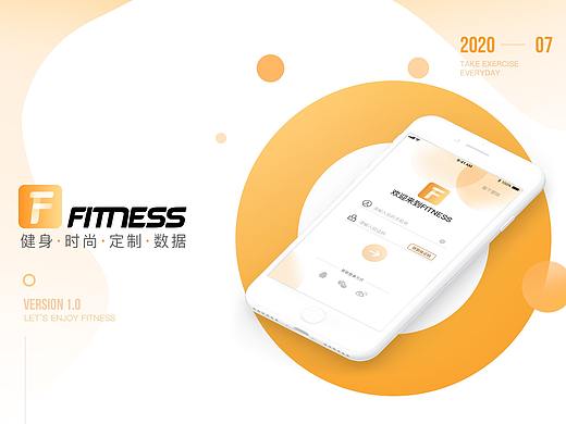 FITNESS运动健身APP提案式GUI