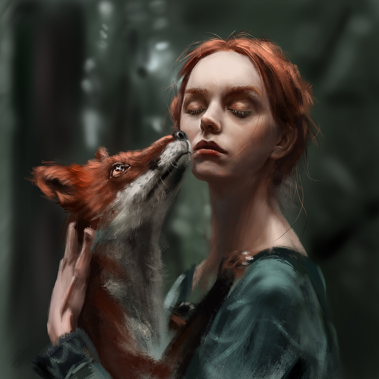 板绘厚涂头像练习