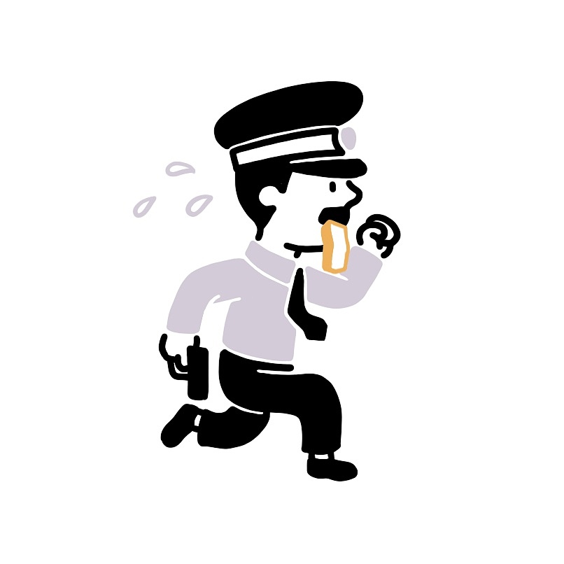 一组《清早出门去》插画（图ZMTI2NDI4NjQ4） - 创作习作 - 站酷设计师王大爷老生气原创素材 - 站酷ZCOOL