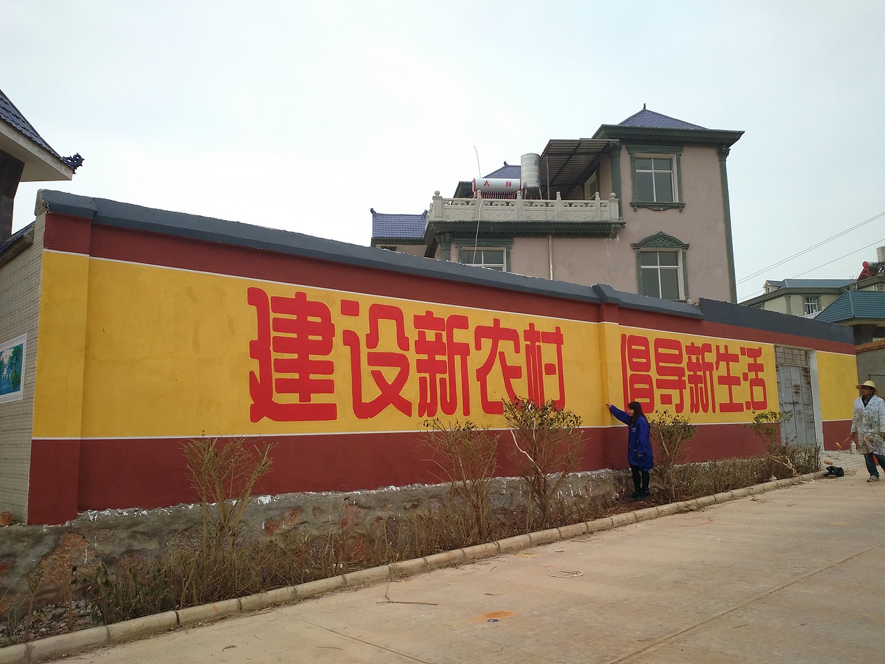 文化长廊墙体彩绘壁画