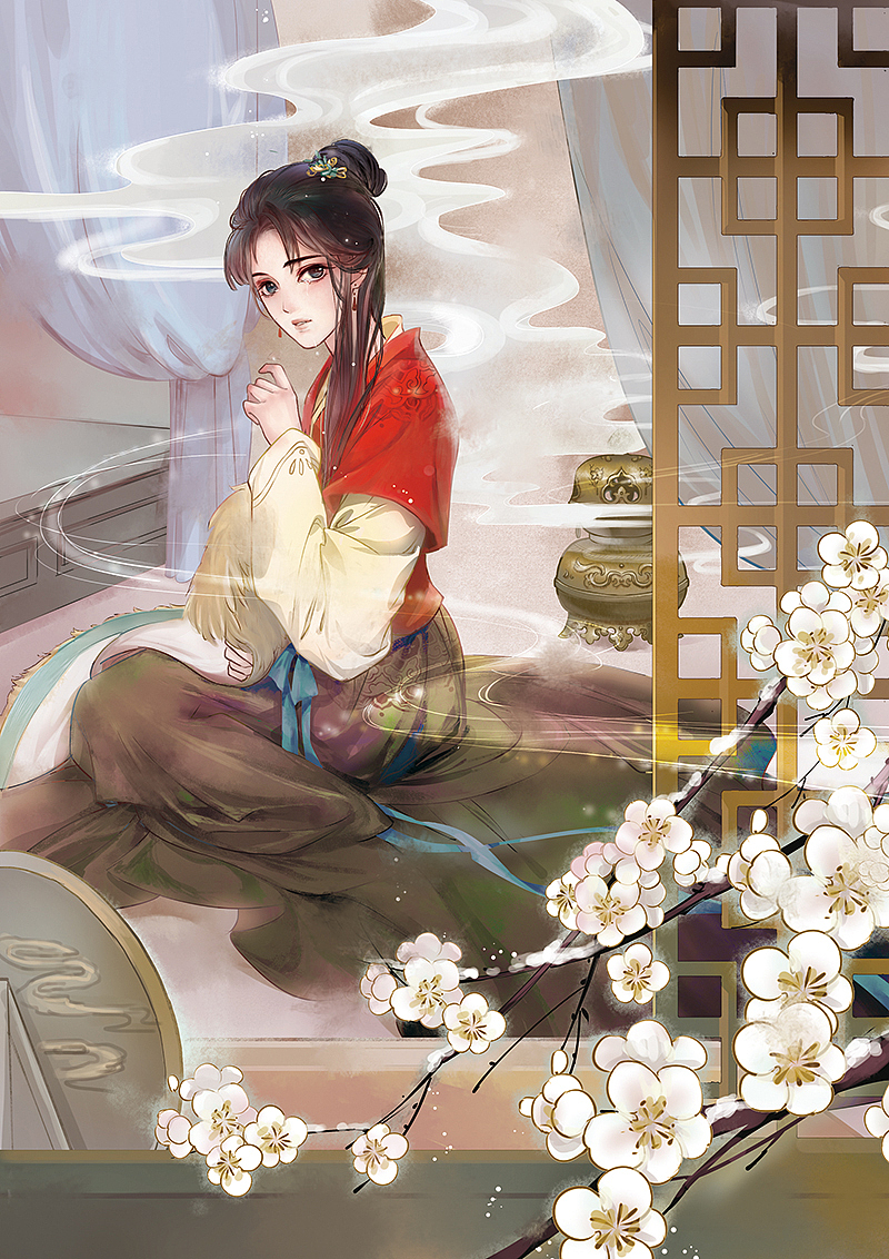 古風(fēng)插畫(huà)（圖ZMjk1MDgyMDUy） - 商業(yè)插畫(huà) - 站酷設(shè)計(jì)師仲青原創(chuàng)素材 - 站酷ZCOOL