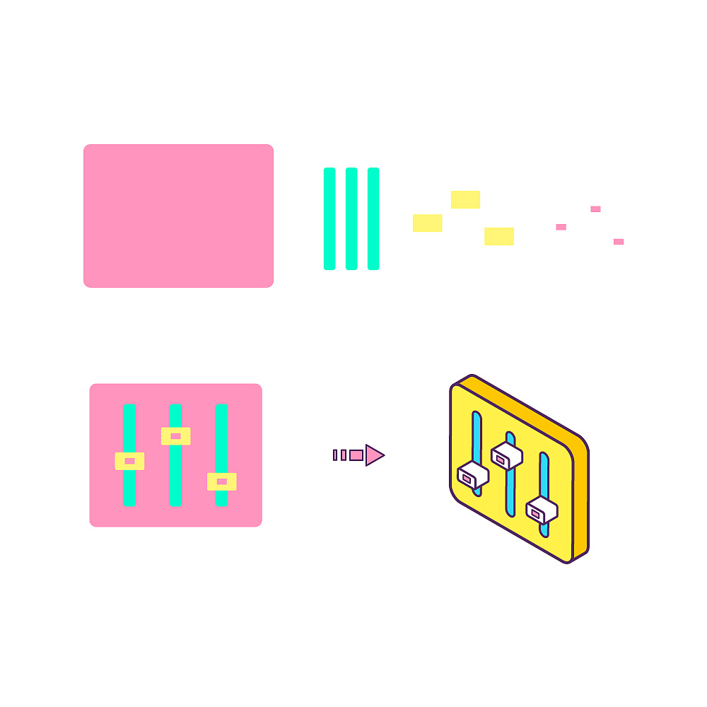 ai临摹2.5立体图标