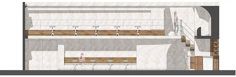 鐵手咖啡制造局室內(nèi)改造，北京 / 力場建筑（圖ZMjY0NzA2OTY4） - 商業(yè)空間設(shè)計(jì) - 站酷設(shè)計(jì)師力場建筑原創(chuàng)素材 - 站酷ZCOOL